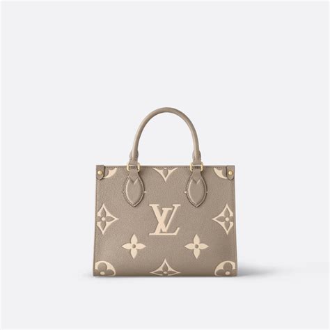 lv m45779|OnTheGo PM Bicolor Monogram Empreinte Leather.